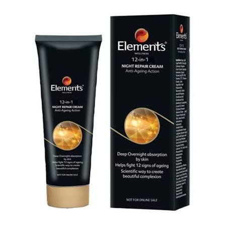 Elements Wellness EGA 12 Night Repair Cream