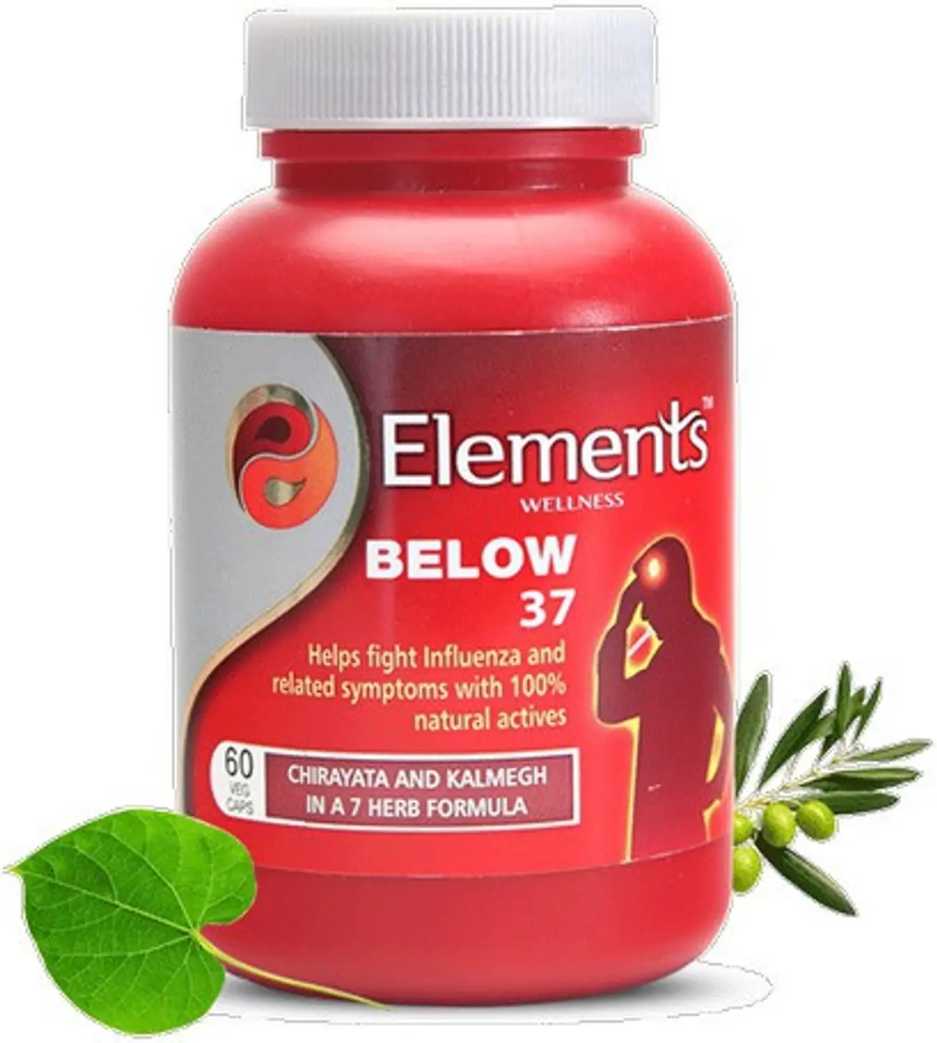 Elements Wellness Below 37 (60 Capsules)